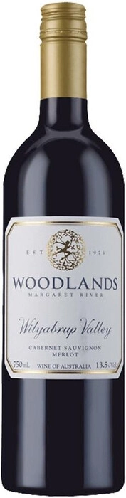 Вино  Woodlands  Cabernet Sauvignon - Merlot  Wilyabrup Valley    2016 750 мл
