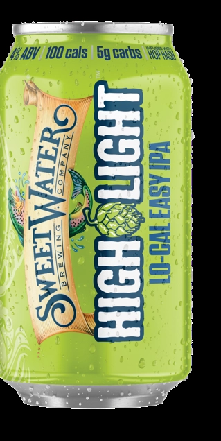 Пиво SweetWater, High Light Lo-cal Easy IPA  СвитВотер Хай Лайт Локал Изи ИПА  ж\б 355 мл