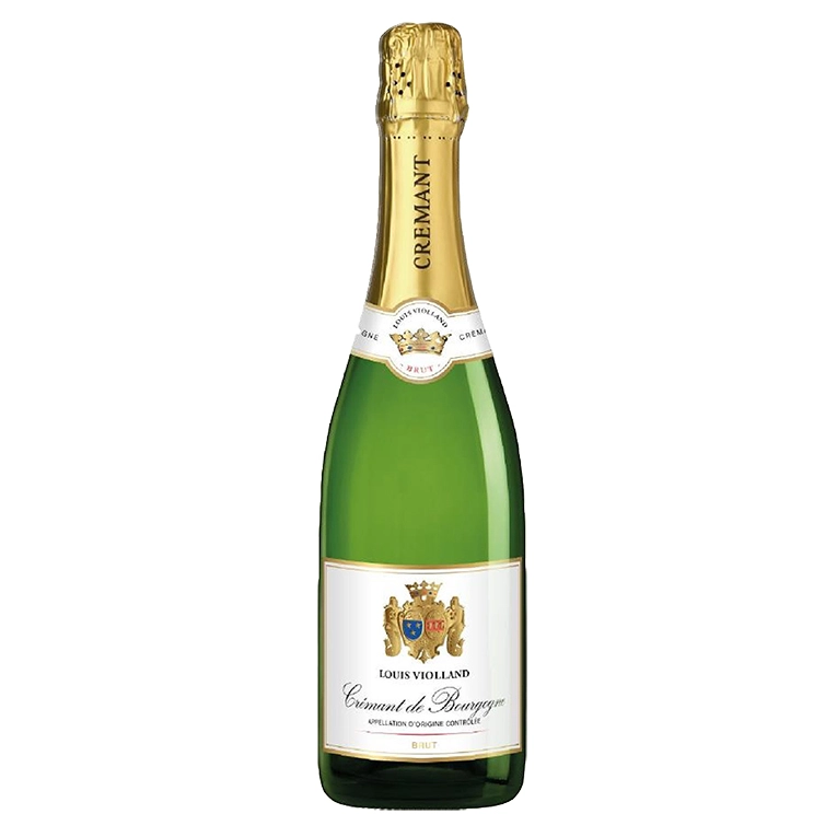 Игристое вино   Louis Violland  Cremant de Bourgogne AOС white brut   2022  750 мл   12%