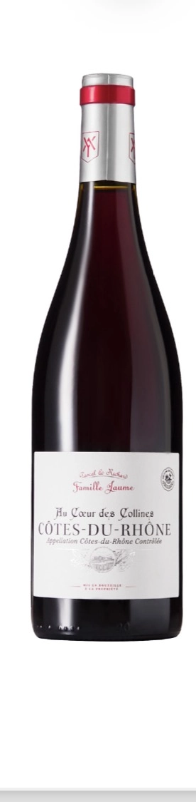 Вино Famille Jaume AU COEUR DES COLLINES АОС CÔTES DU RHÔNE ROUGE 2022 750 мл 12%