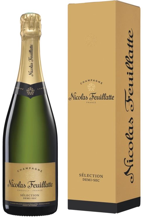 Шампанское Nicolas Feuillatte Selection Demi-Sec gift box 2016 750 мл