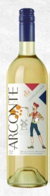 Вино  Arconte Арконте белое сухое  750 мл  12,5%