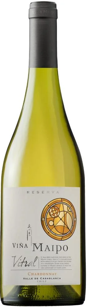 Вино Vina Maipo, "Vitral" Chardonnay Reserva, "Витраль" Шардонне Резерва, 2011, 0.75 л