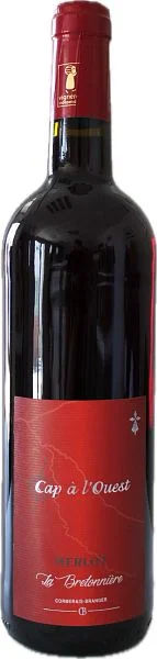 Вино Cormerais Branger Merlot Cap à l'Ouest La Bretonniere 2024  750 мл