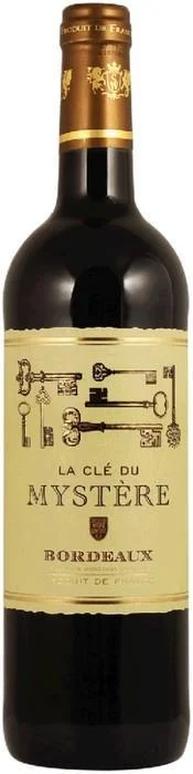 Вино  La Cle du Mystere Bordeaux AOC  Ля Кле дю Мистэр Бордо 2016 750 мл