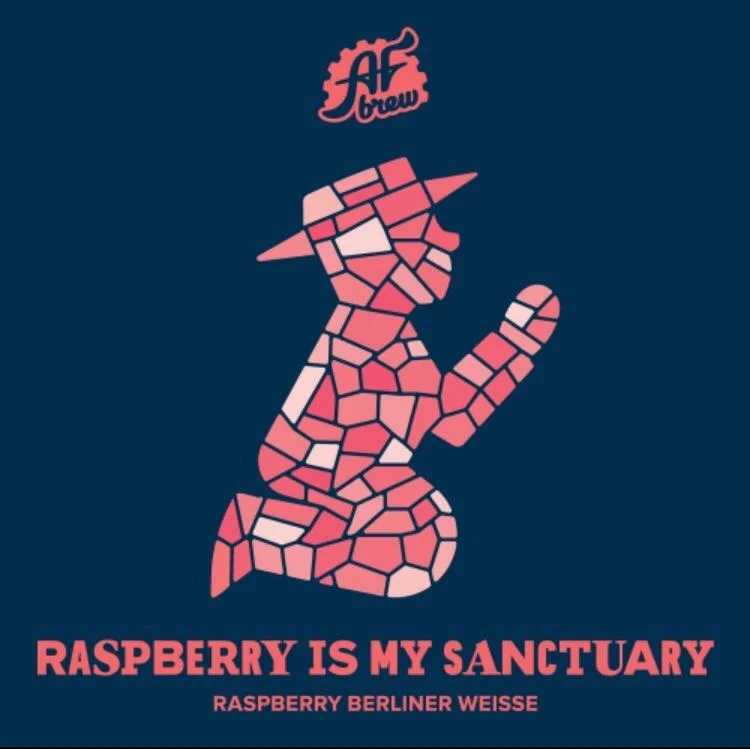 Пиво  AF Brew    АФ Брю   Raspberry is My Sanctuary    ж/б  500 мл
