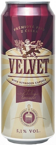 Пиво Staropramen Velvet in can  Старопрамен Вельвет в жестяной банке 440 мл