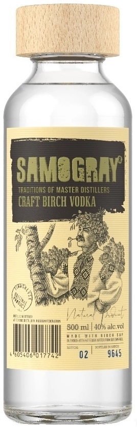 Водка Фортуна Самограй Березовый  500 мл