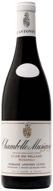 Вино Domaine Antonin Guyon Chambolle-Musigny AOC Clos du Village Monopole  2022  375 мл