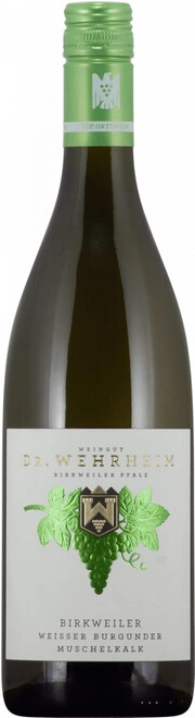 Вино Dr. Wehrheim Weisser Burgunder Birkweiler muschelkalk   2020 750 мл