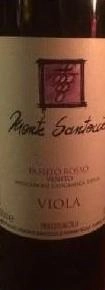 Вино Monte Santoccio  Viola' Passito Rosso  Монте Санточио  Виола Пассито Россо  2015 500 мл