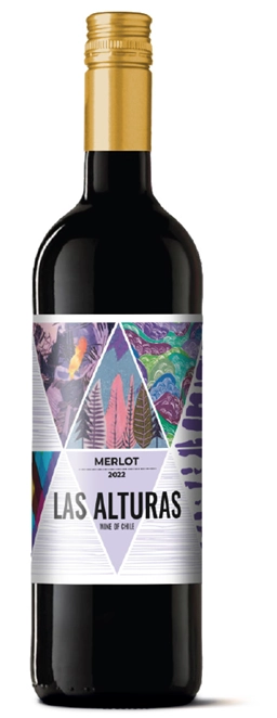 Вино  Las Alturas  Merlot   2023 750 мл 13 %
