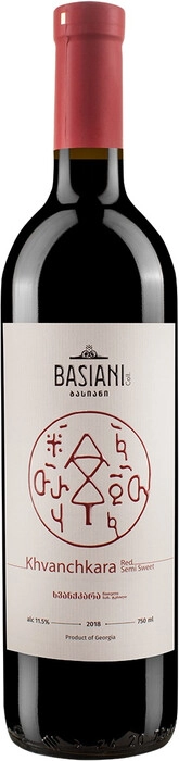 Вино Basiani    Khvanchkara      2018  750 мл