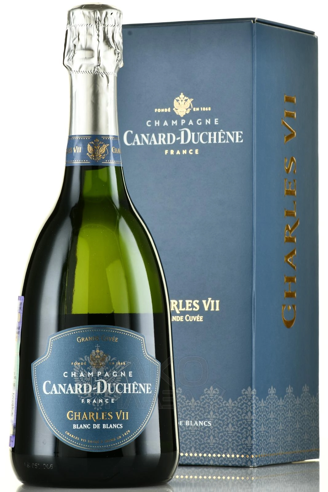 Шампанское Canard-Duchene Charles VII Blanc de Blanc Champagne AOC gift box  2020  750 мл