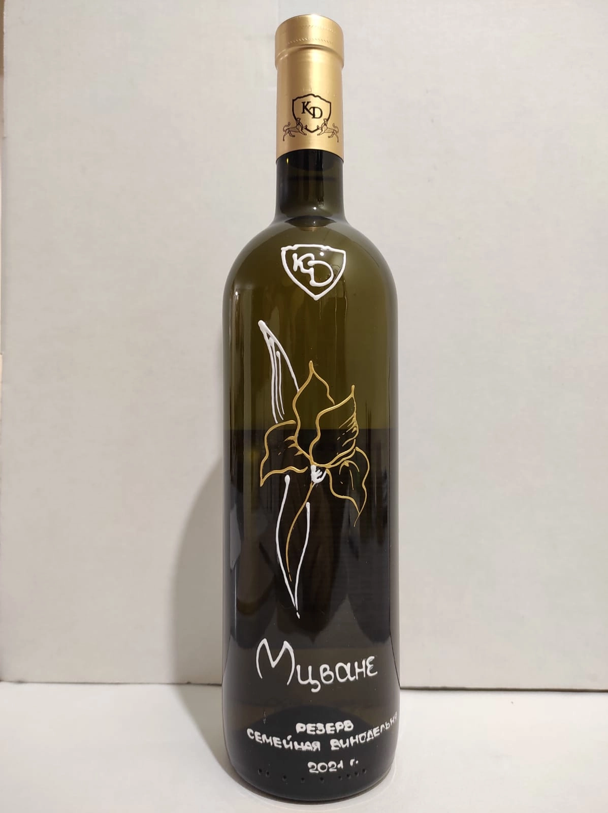 Вино Константина  Дзитоева  Мцване Амфора  2022 750 мл