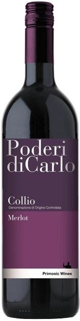 Вино Poderi di Carlo Merlot Collio DOC Подери ди Карло Мерло 2016 750 мл