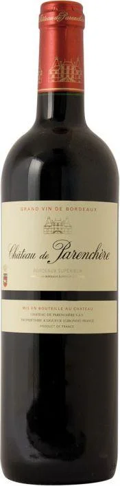 Вино "Chateau de Parenchere" Rouge, Bordeaux Superieur AOC, 2008, 750 мл