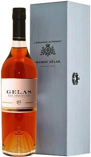 Арманьяк Gelas Bas Armagnac  25 ans wooden box  1500 мл