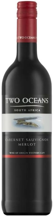 Вино  Two Oceans  Cabernet Sauvignon Merlot red semi dry  2018  750 мл