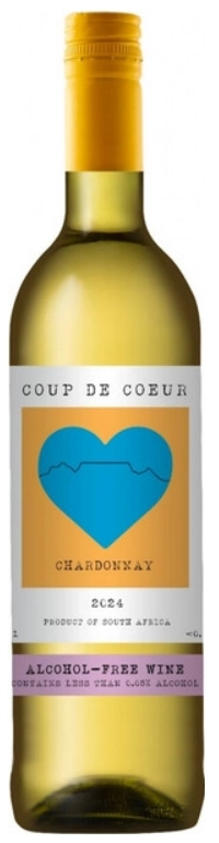 Безалкогольное вино Coup de Coeur Chardonnay Alcohol-Free  2024  750 мл