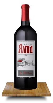 Вино Большая Ялта  красное полусладкое 1000 мл 13%