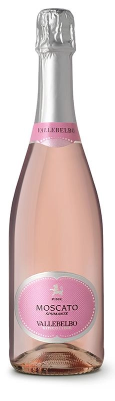 Игристое вино  Vallebelbo  Moscato  Rose sweet  750 мл