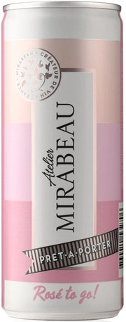 Вино Mirabeau Pret-a-Porter in can Мирабо Прет-а-Порте в жестяной банке 2018 250 мл