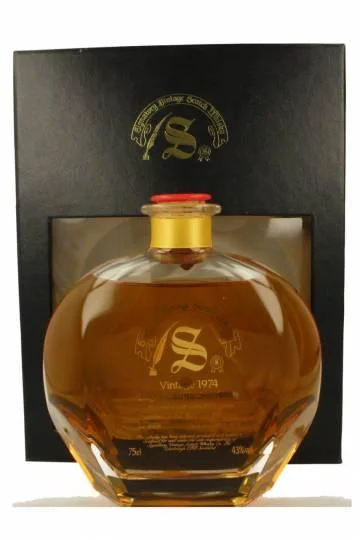 Виски Silver Seal, Rosebank, Рокетбанк, 1974,  decanter, 55,8%  single cask bottle 1 of 2 bottle 75cl dist.CLOSED 1993