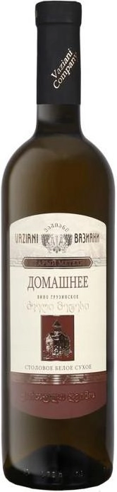 Вино Vaziani Staryj Metekhi Domashnee White Dry Старый Метехи Домашнее Белое сухое 750 мл