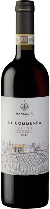 Вино Mansalto  La Commenda Chianti DOCG  Мансальто  Ла Комменда 2018 750 мл