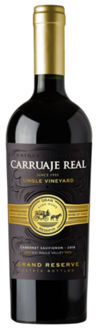 Вино  Carruaje Real Cabernet Sauvignon Grand Reserve  2018  750 мл 13,5%