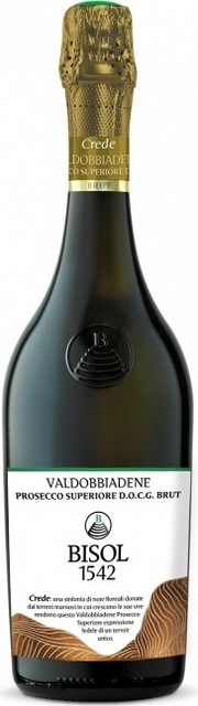 Игристое вино Bisol Crede Prosecco di Valdobbiadene Superiore DOCG  2021 1500 мл