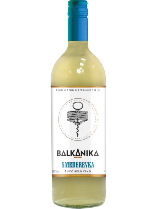 Вино Balkanika Smederevka Suvo  2023  1 л