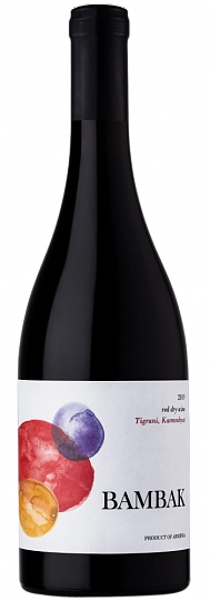 Вино Jraghatspanyan WineryBambakДжрагацпанян  Бамбак красное  сухое 2019 750 мл