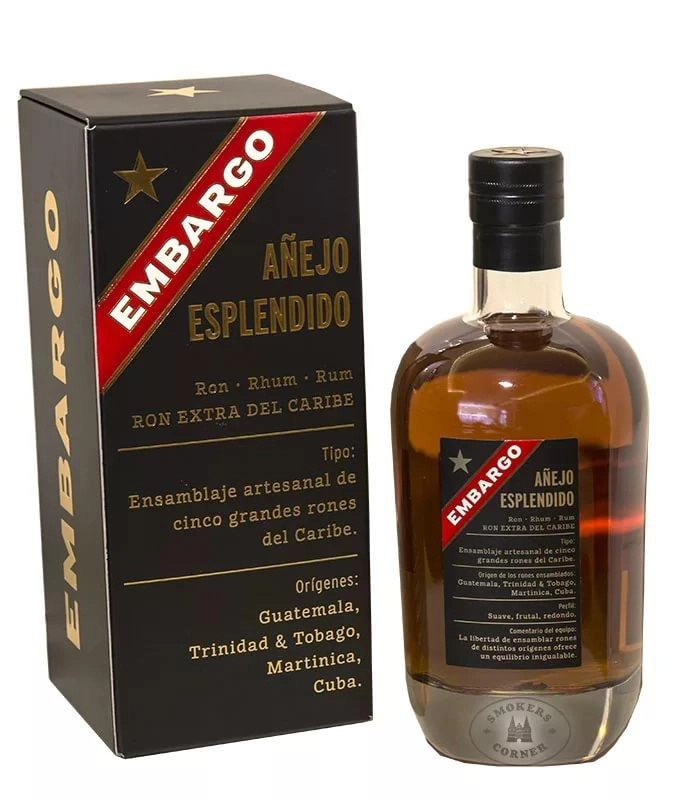 Ром    Embargo Anejo Esplendido 0.7l Gift Box ром Эмбарго Аньехо Эсплендидо в п/у  700 мл