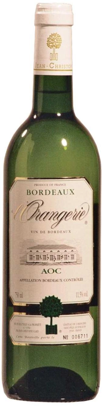 Вино Chateau de l'Orangerie Bordeaux Blan AOC  2016 750 мл