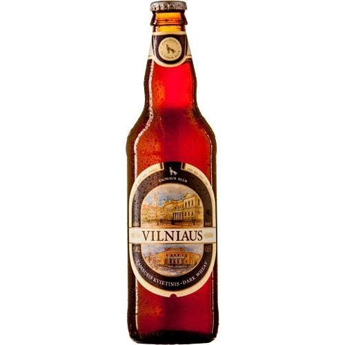 Пиво Vilniaus Alus pshenichnoe temn nefiltr 500 мл