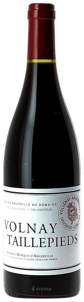 Вино Domaine Marquis d'Angerville Volnay 1er Cru Taille Pieds  2018 750 мл 13%
