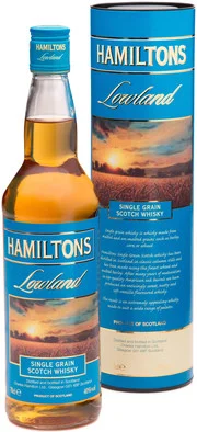 Виски Hamiltons Lowland  Single Malt in tube Хамильтон Лоуленд  Сингл Молт в тубе 700 мл