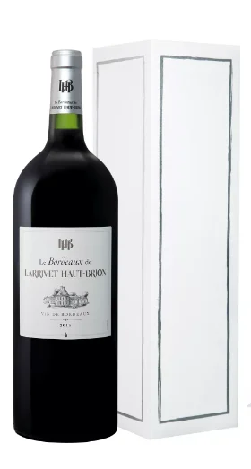Вино Ginestet Le Bordeaux de Larrivet Haut-Brion Rouge gift in box Жинесте Ларриве О - Брион Бордо в картонной упаковке 2015 1500 мл