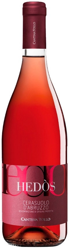 Вино  Cantina Tollo    Hedos Cerasuolo d’Abruzzo Rosato  Кантина Толло  Эдос  Черазуоло д'Абруццо 750 мл