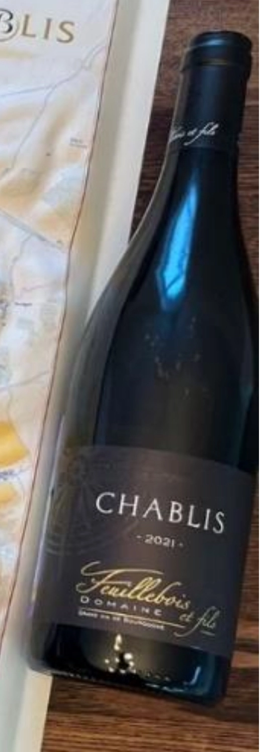 Вино Domaine Feuillebois et Fils Chablis 2021 750 мл 12%