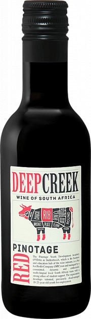 Вино Home of Origin wine Deep Creek Pinotage Western Cape WO  2019 187 мл