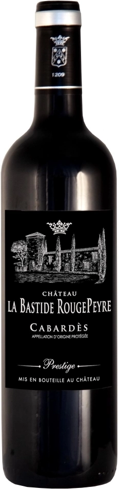 Вино Chateau la Bastide RougePeyre Prestige Cabardes AOC  2017  750 мл