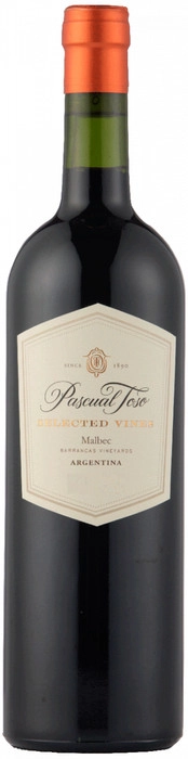 Вино Pascual Toso  Selected Vines Malbec (Barrancas Vineyards)  Паскуаль Тосо  Мальбек Селектед Вайнз  2018 750 мл