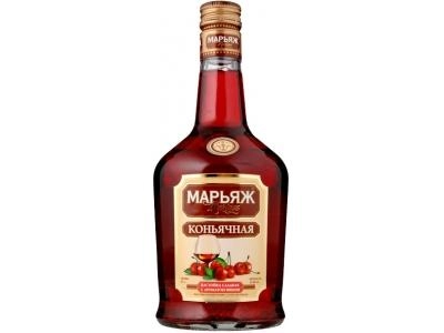 Настойка Марьяж Коньячная с Ароматом Вишни сладкая 500 мл
