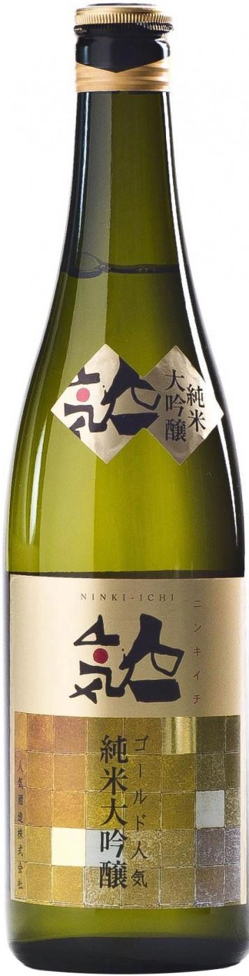 Алкогольный напиток сакэ  Ninki-Ichi  Gold Junmai Daiginjo  0.72 15%