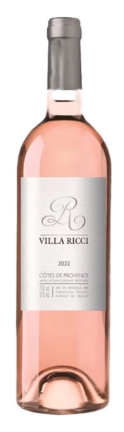 Вино   Villa Ricci Cotes De Provence  розовое сухое  2022 750 мл  12 %