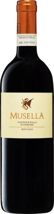 Вино Musella, Valpolicella Superiore DOC Ripasso, Музелла, Вальполичелла Супериоре Рипассо, 750 мл