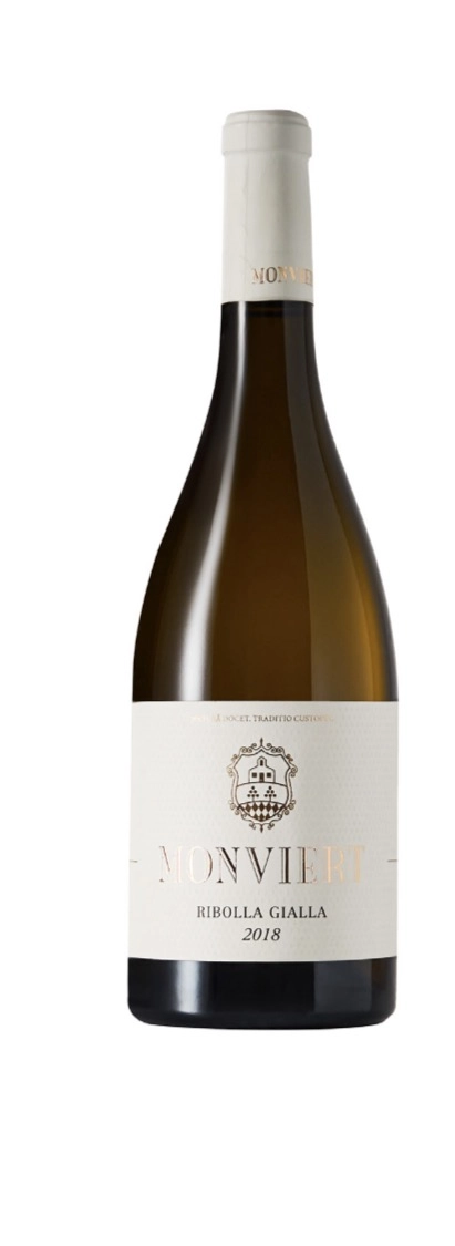 Вино MONVIERT  RIBOLLA GIALLA FRIULI COLLI ORIENTALI 2018 750 мл 12%